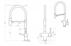 Смеситель EMAR EC-7024 GRN